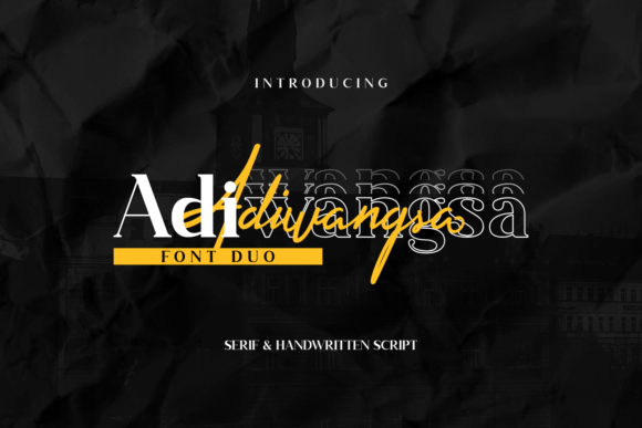 Adiwangsa: A Serif Font for Digital Branding