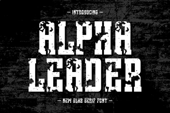 Alpha Leader: The Slab Serif Font That Elevates Your Brand