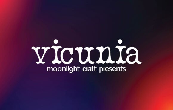 Bring Vicunia to Life: A Slab Serif Font for Makers
