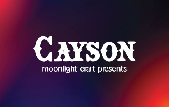 Cayson: A Slab Serif Font for Bold Brand Identity