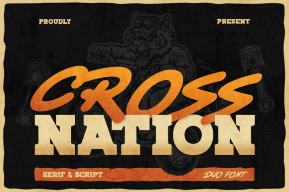 Crossnation: A Bold Slab Serif Typeface for Editorial Impact