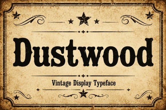 Dustwood Typeface Review: Bold Slab Serif for Branding