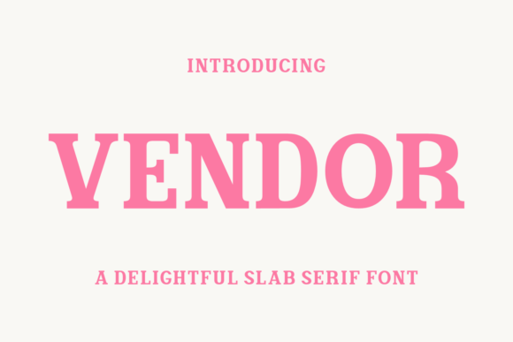 Elevate Editorial Design with the Vendor Slab Serif Typeface