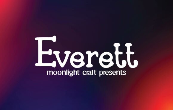 Everett: A Handwritten Slab Serif Font for Small Business Branding