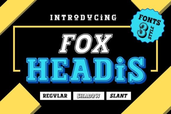 Fox Headis: A Playful Slab Serif Font for Editorial Design