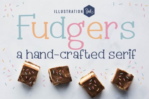 Fudgers: A Hand-Crafted Serif Font for Makers