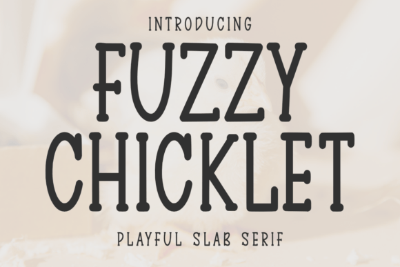 Fuzzy Chicklet: A Playful Slab Serif Font for Web Design