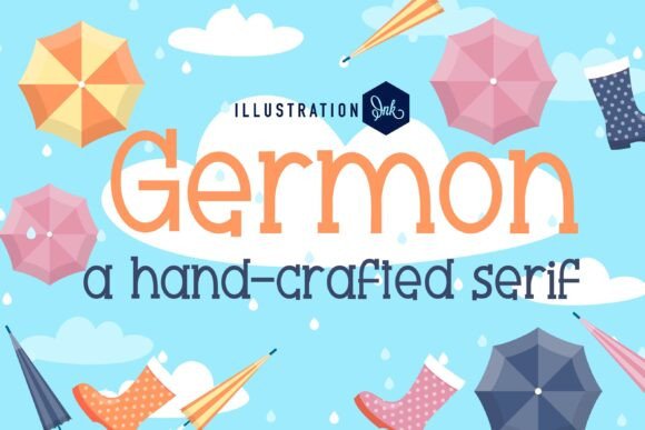 Germon: A Hand-Crafted Serif Font for Branding