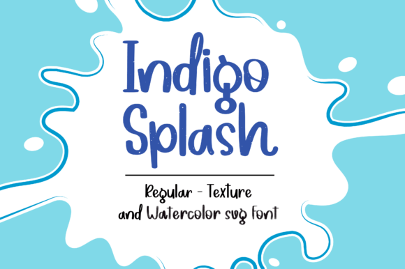 Indigosplash: A Playful Slab Serif Font for Branding