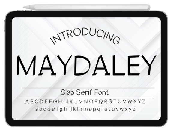 Maydaley: A Friendly Slab Serif Font for Branding