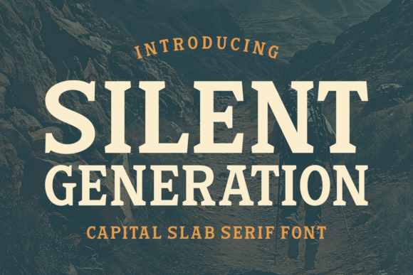 Silent Generation: A Slab Serif Font for Editorial Design