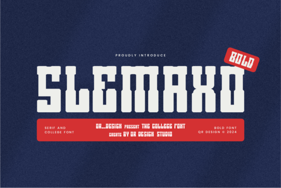 Slemaxo: A Quirky Slab Serif Font for Makers