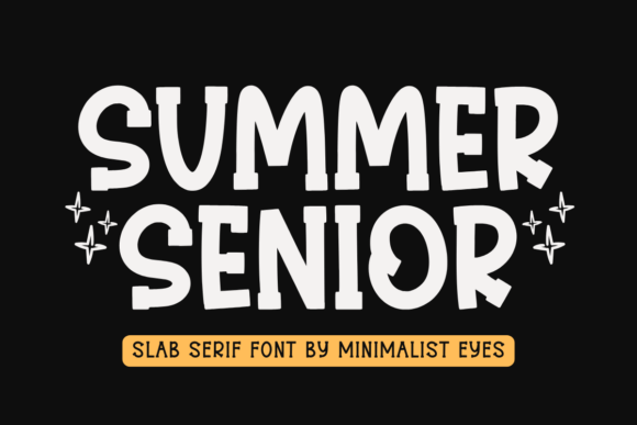 Summer Senior: A Playful Slab Serif for Editorial Design