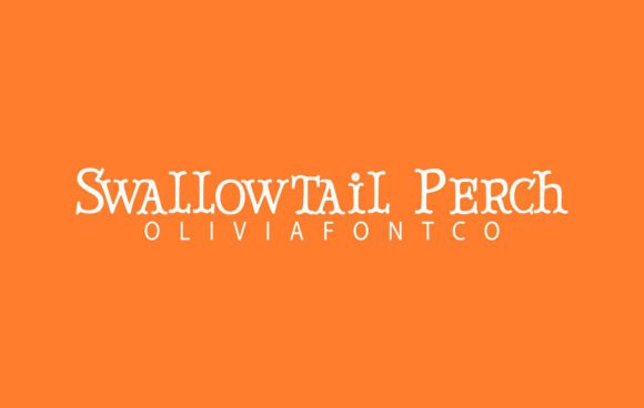 Swallowtail Perch Font: A Designer's Take on Romantic Slab Serifs