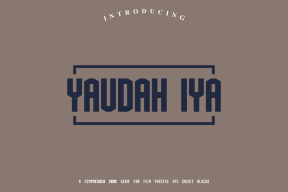 Yaudah Iya: A Slab Serif with Real Attitude